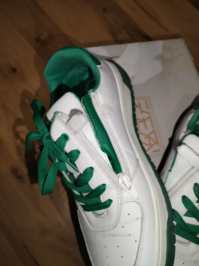 Scarpe Tommy Hilfiger bianche e verdi taglia 40