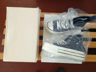 Scarpe donna blu e bianche