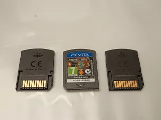 Lote 3 Juegos PS Vita: Minecraft, InviZimals