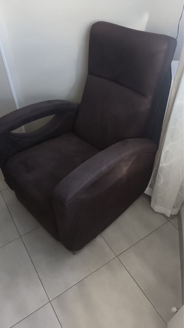 Sillón eléctrico de piel