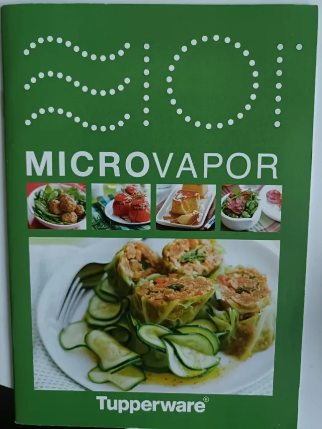 Tupperware Microvapir Verde/Amarillo