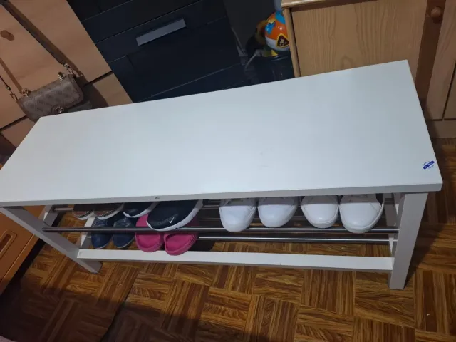 Banco Zapatero Ikea Blanco