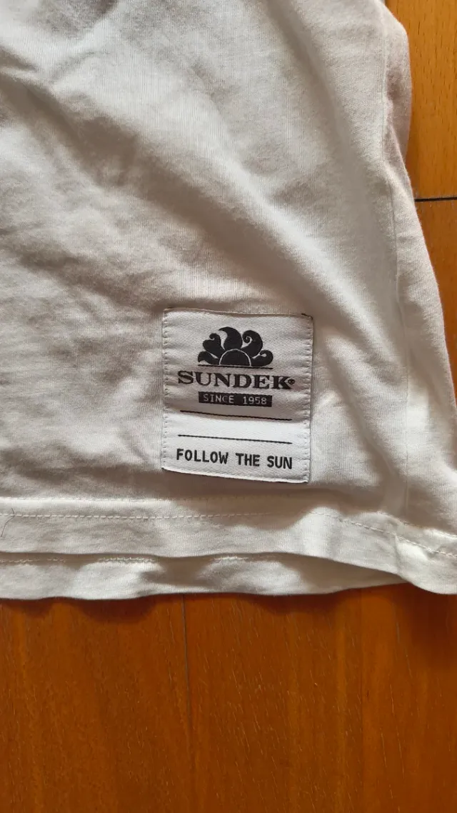 Camiseta Sundek Blanca Talla L