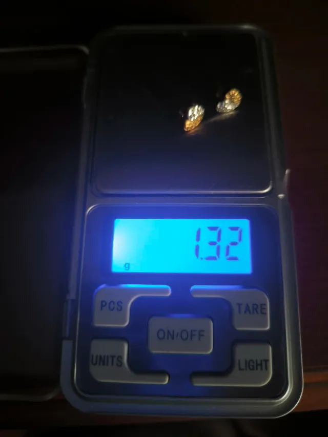 Pendientes Corazón Oro 18klts y Plata 925.