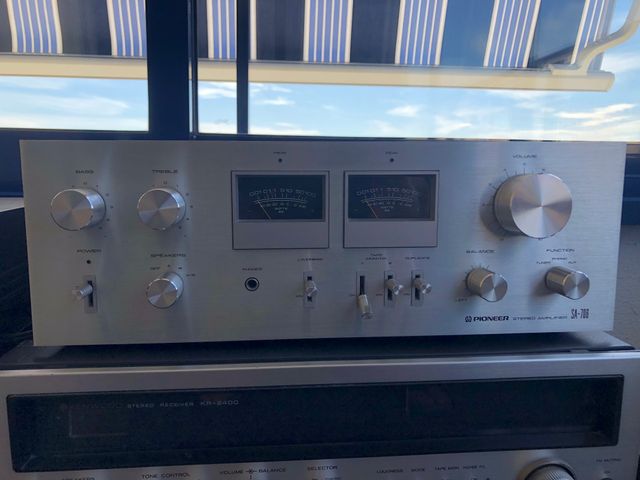 Amplificador Pioneer SA-706 Plata
