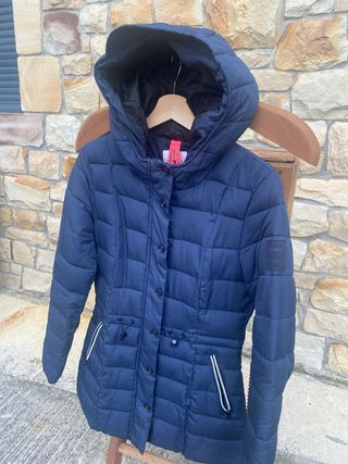 Chaqueta Only azul acolchada