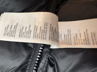 Abrigo premamá acolchado negro