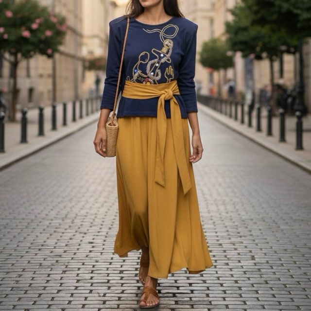 Talla L - Vintage! Sudadera azul