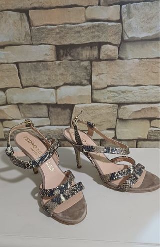 Sandalias Pedro Miralles Piel Serpiente
