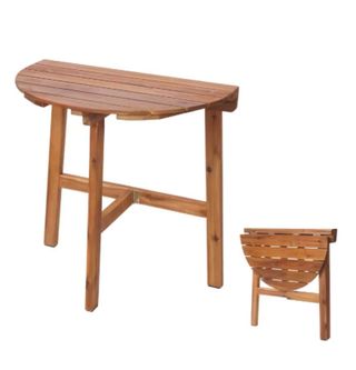 Mesa y 2 Sillas Terraza IKEA Madera