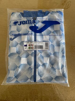 Sudadera Joma Cremallera Estampado Azul Talla L