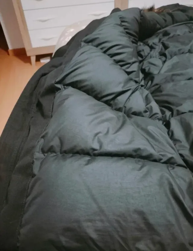 Abrigo The North Face Negro con Capucha