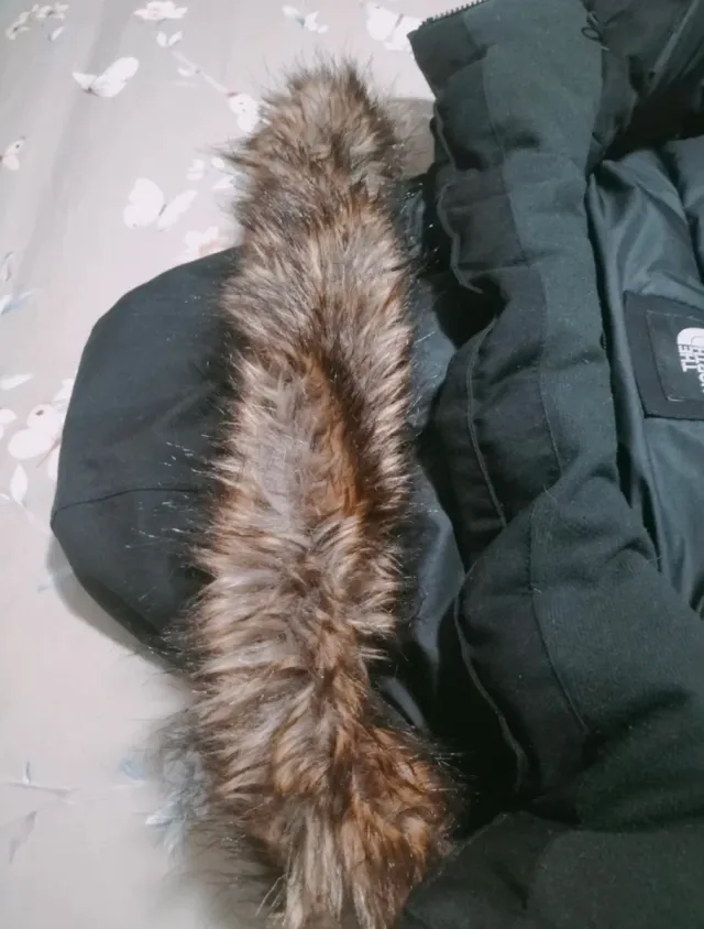 Abrigo The North Face Negro con Capucha