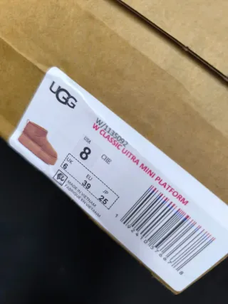 Botas UGG Beige Plataforma