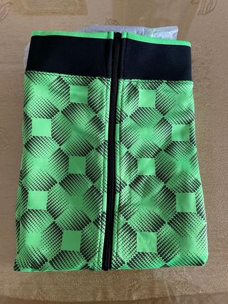 Chaqueta Joma Spirot M Verde Flúor Negra