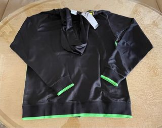 Chaqueta Joma Spirot M Verde Flúor Negra