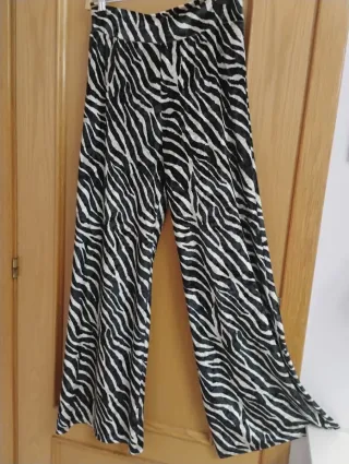 Conjunto Top y Pantalón Cebra