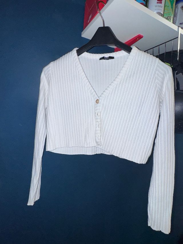 Bershka Camiseta Corta Invierno Talla S