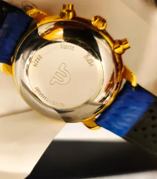 Maurice Lacroix Automatico Cronografo Oro Blu