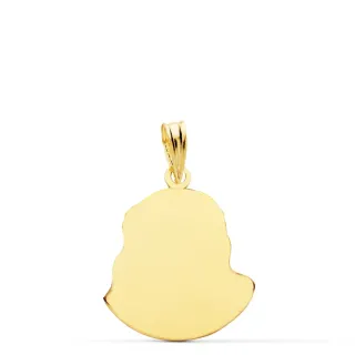 Colgante Cabeza Cristo Murillo Oro 18k