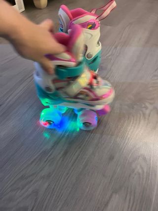 Patines 4 Ruedas Unicornio Arcoíris