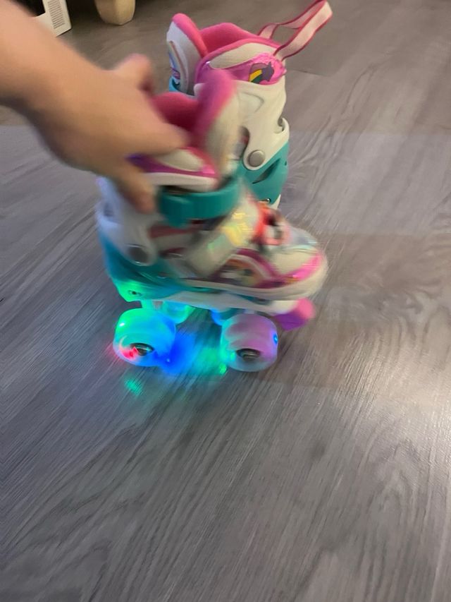 Patines 4 Ruedas Unicornio Arcoíris