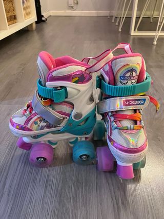 Patines 4 Ruedas Unicornio Arcoíris