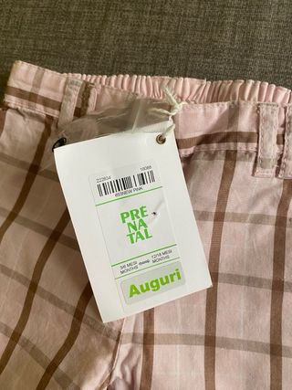 Pantalone bimba Pre-Natal a quadri