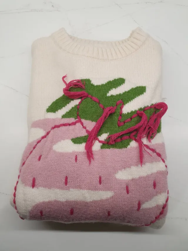 Jersey oversize de mujer T/S  de fresa