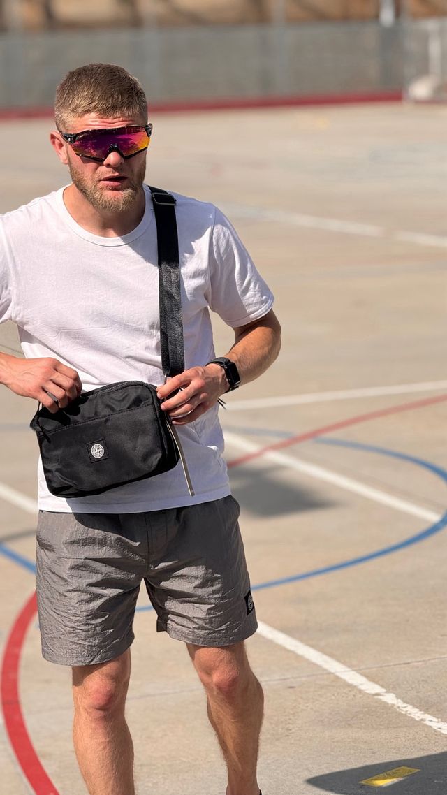 Bolso de hombro Stone Island Negro