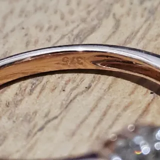 Anillo Oro Rosa y Diamantes