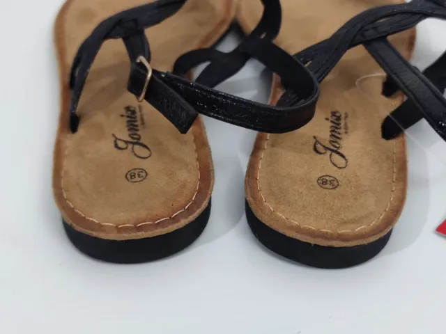 Sandalias planas Jomix Mujer Negras