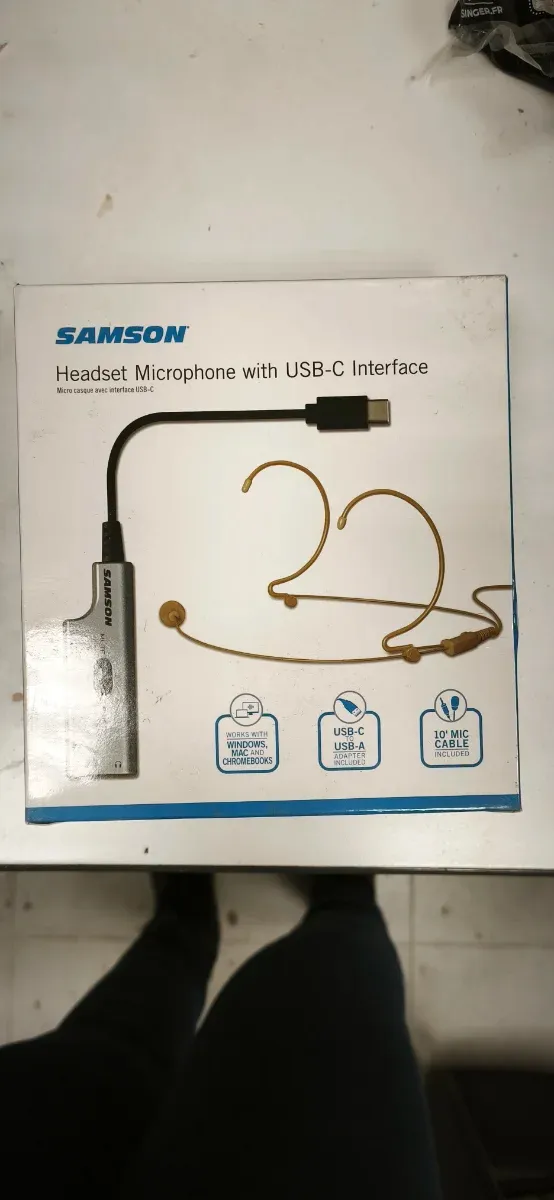 Micrófono Samson Headset USB-C