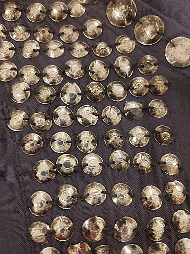 Vestido Jenny Packham Negro con Tachas Talla S