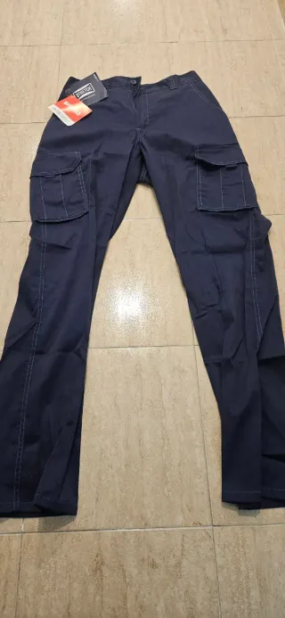Pantalón de trabajo Velilla azul talla M