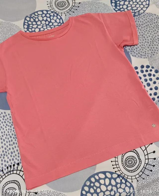 Camiseta niña coral Talla 11-12