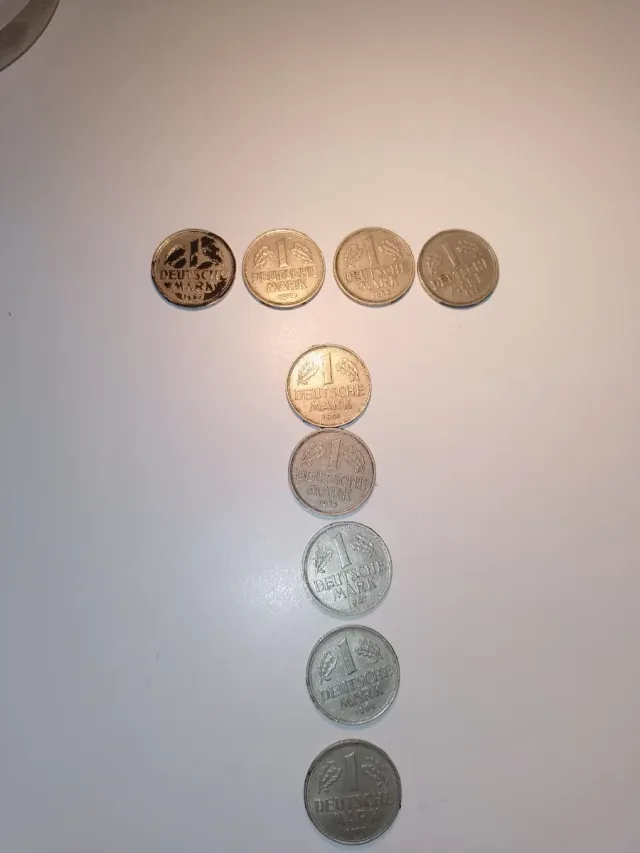 Moneda alemana 1 Deutsche Mark