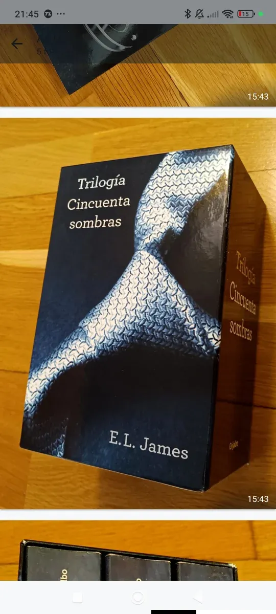 Trilogía cincuenta sombras de grey