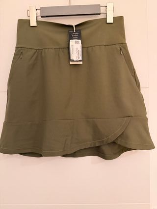 Falda NUEVA Adidas Golf verde volante Talla S