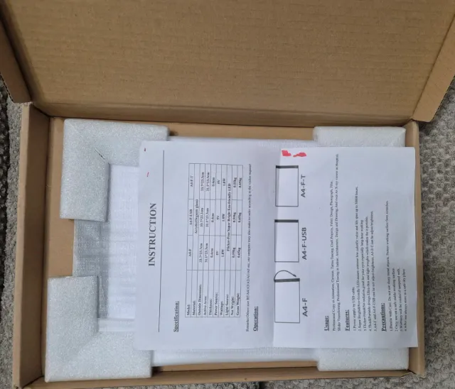 Tabla de luz A4 para calcar