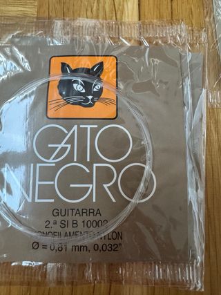 Cuerdas Guitarra Gato Negro