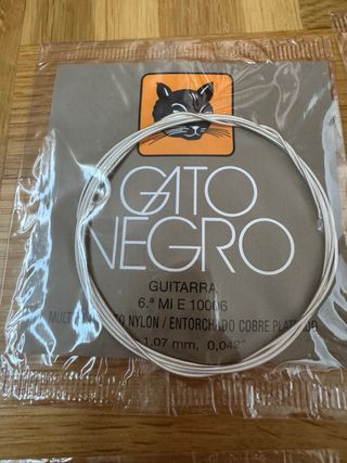 Cuerdas Guitarra Gato Negro