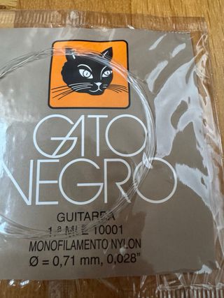 Cuerdas Guitarra Gato Negro