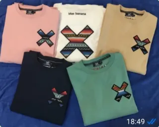 ¡Nuevas! Sudadera Blue Banana sin capucha