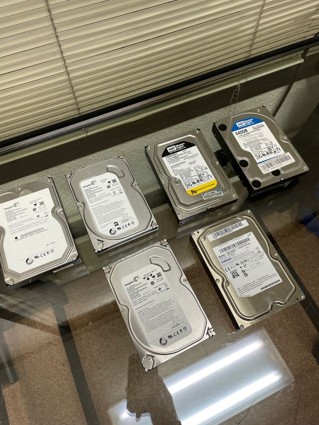 Lote 6 Discos Duros HHD 4.64TB Samsung Seagate WD