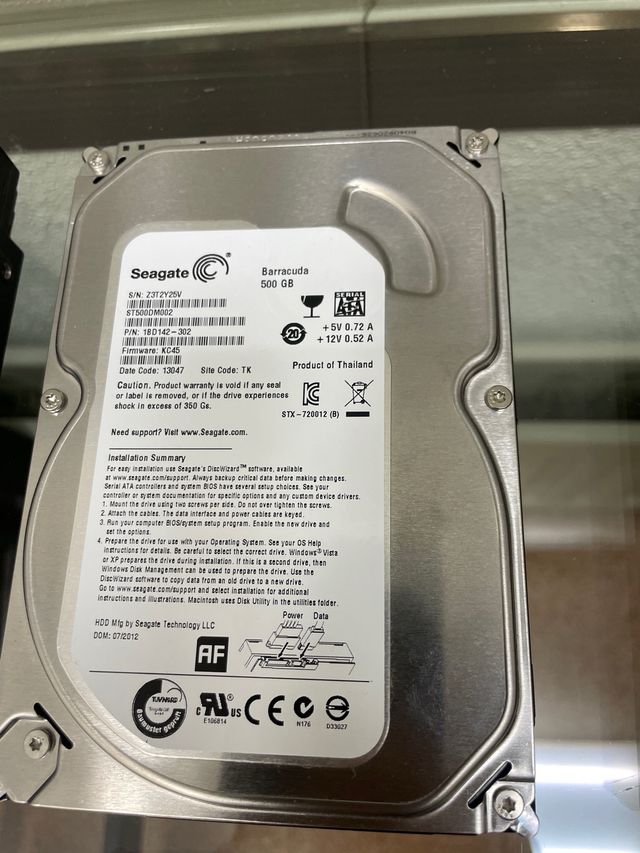 Lote 6 Discos Duros HHD 4.64TB Samsung Seagate WD