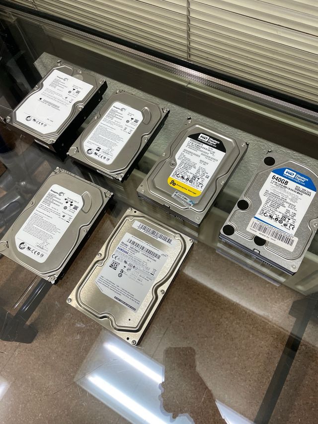 Lote 6 Discos Duros HHD 4.64TB Samsung Seagate WD