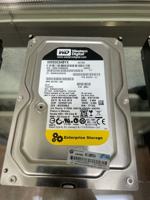 Lote 6 Discos Duros HHD 4.64TB Samsung Seagate WD