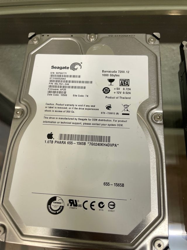 Lote 6 Discos Duros HHD 4.64TB Samsung Seagate WD