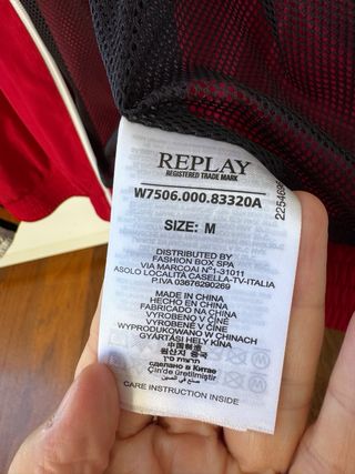 Chaqueta Replay Ligera Talla M